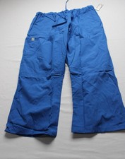 Butter Soft Women's 6 Pocket Cargo Drawstring Scrub Pants EJ3 Royal Size 2X NWT