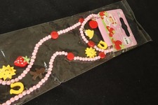 NEW Necklace with Bracelet Strawberry shortcake 2007 strawberries.