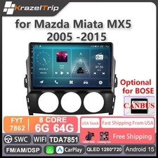 Fyt7862 Android Car Radio Bose For Mazda Miata Mx5 2006 -2015 Carplay Gps Fm 64g