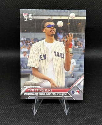 Topps 2023 Topps Now Victor Wembanyama #472 RC Base /48654 1st Pitch