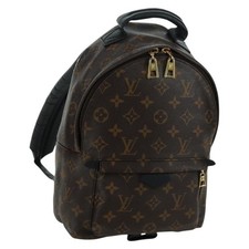 LOUIS VUITTON Monogram Palm Springs MM Backpack M44874 LV Auth BA11803A