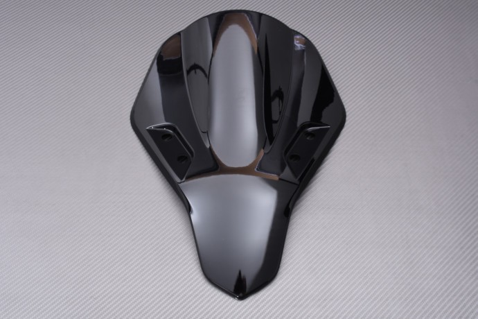 Bulle en polycarbonate noir CF MOTO 300SR finition premium pour moto de sport
