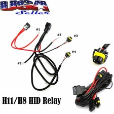H11 880 Relay Wiring Harness For Hid Conversion Kit Add-on Fog Lights Led Drl