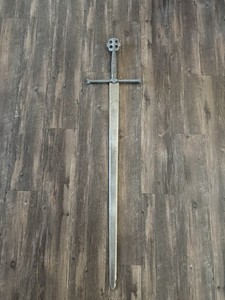 Medieval Knights Templar Longsword with Metal Handle and Double Edge