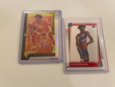 Chronicles Draft Picks- Flux Keon Johnson Silver (RC) + Optic RC Tennessee Nets