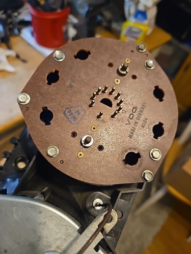 Cuadro de instrumentos velocímetro Saab 99 1969-1975 con reloj 60 k millas bonito fabricante de equipos originales - Imagen 7 de 9