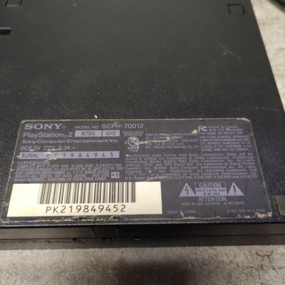 Sony PlayStation 2 Slim Launch Edition Charcoal Black Console (SCPH-75001CB)