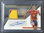 LAMINE YAMAL 2024-25 PANINI NOIR MEMORABILIA COLOR PRIME PATCH AUTO 32/49 SPAIN