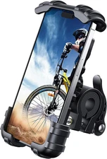 Lamicall Bike Phone Holder, Motorcycle Phone Mount - Motorcycle Handlebar Cell