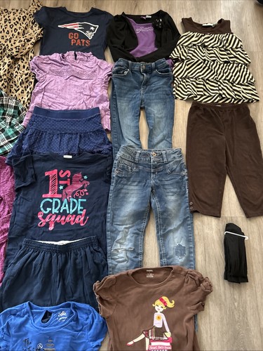 Size 7 Girls Clothing Lot, 18 Items Justice, Celebrity Pink, Gymboree, Patriots - Picture 4 of 23