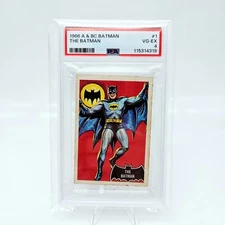 1966 Topps Batman A & BC #1 The Batman PSA 4 Rookie Card 