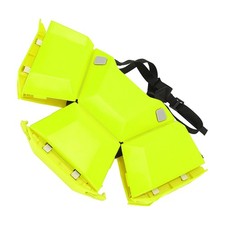 Casco Plegable Verde Alta Resistencia Plástico Protección Cabeza Sombrero de Seguridad para Exterior