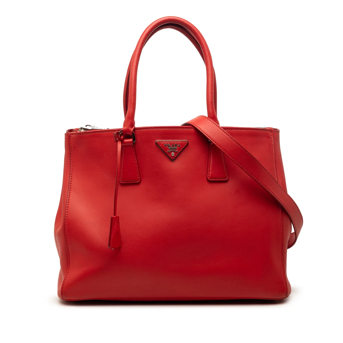 PRADA Satchel/Top Handle Bag Red Bags & Handbags for Women for