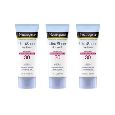 Neutrogena Ultra Sheer Dry-Touch Water Resistant and Non-Greasy Sunscreen Lotion