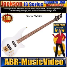 Jackson JS Series Spectra JS3 Electric Bass Guitar