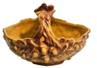 Vintage McCoy Pottery Oak Leaf & Acorn Basket Planter (c. 1952)