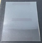 6 Pack Acrylic Wall Sign Holder, 8.5 x 11, Clear, Magnetic Strips