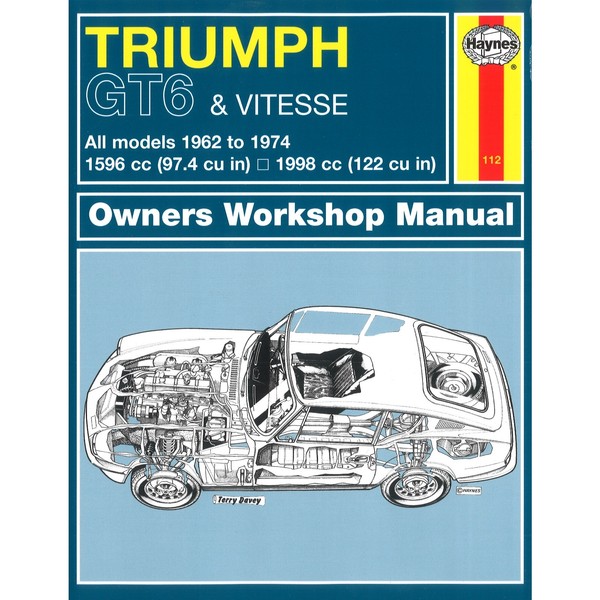 Triumph GT6 Vitesse 1962-1974 1596Cc 1998Cc 94,7 122 Repair Manual Haynes-image