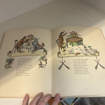 Vintage 1957 Der Struwwelpeter German Children's Book by Heinrich