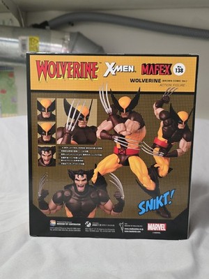 🇺🇸 Medicom Mafex Wolverine X-Men Brown Suit Comic Ver. No. 138