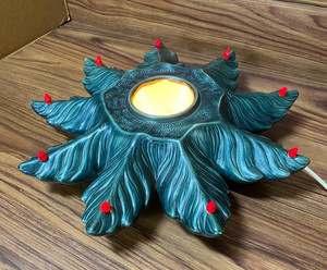 Vtg A64 a Atlantic Christmas Tree Extra Branch Extender Base Tree & 9 Red Bulbs