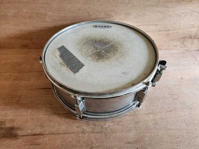Snare Drum Chrome Vintage Unbranded 14x6 Overall Six Lug Rough Needs Work Parts