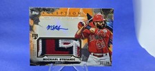 2023 Topps Inception Michael Stefanic Orange Auto Patch # 8/10 #IAP-MS (RC)