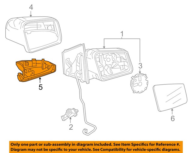 door-side-rear-view-mirror-lower-cover-trim-cap-right-1768100215-ebay