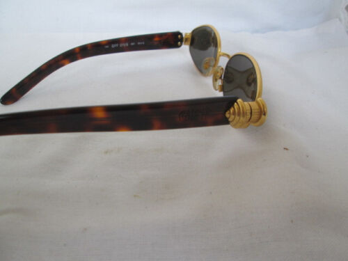 Seltene 1980er GIANFRANCO FERRE Sonnenbrille 140 GFF 270S NB1 52-19 Schildpatt & Gold - Bild 3 von 8