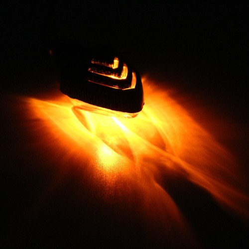 4PCS MINI ARROW Motorbike Motorcycle Signal Indicators Amber Light Bulb Carbon - Picture 5 of 12