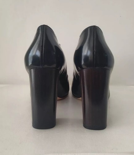Kate Spade New York Ankle Booties Women Size 9B Lace Up Square High Heels Black - Picture 8 of 17