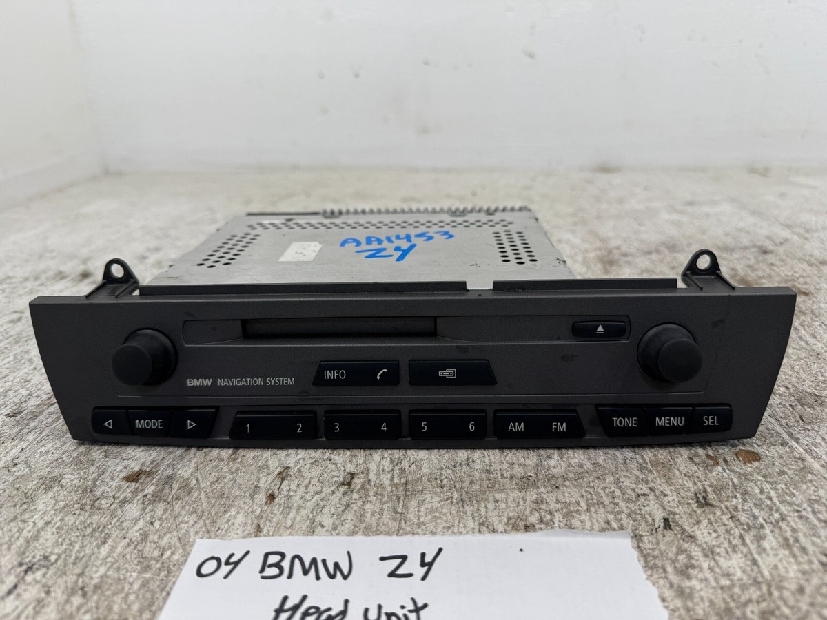 04 BMW Z4 E85 E86 OEM JAPANESE NAVIGATION HEAD UNIT STEREO RADIO