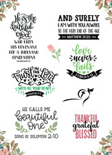 Religious Inspirational Bible Stickers Christian Daily Stickers