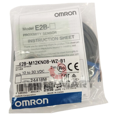 New In Box OMRON E2B-M12KN08-WZ-B1 Proximity Switch