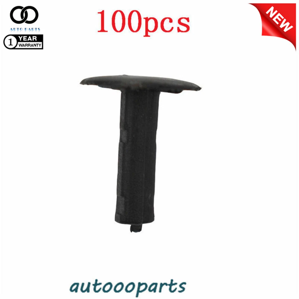 100pcs Fender Bumper Grille Push Type Retainer Clips Rivet for GM Universal - Image 4 of 4