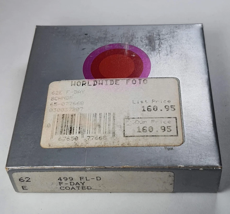 B+W 62mm E62 FL-D Glass Lens Filter Fluorescent FLD FL-Day New Old Stock Germany - Image 4 of 4