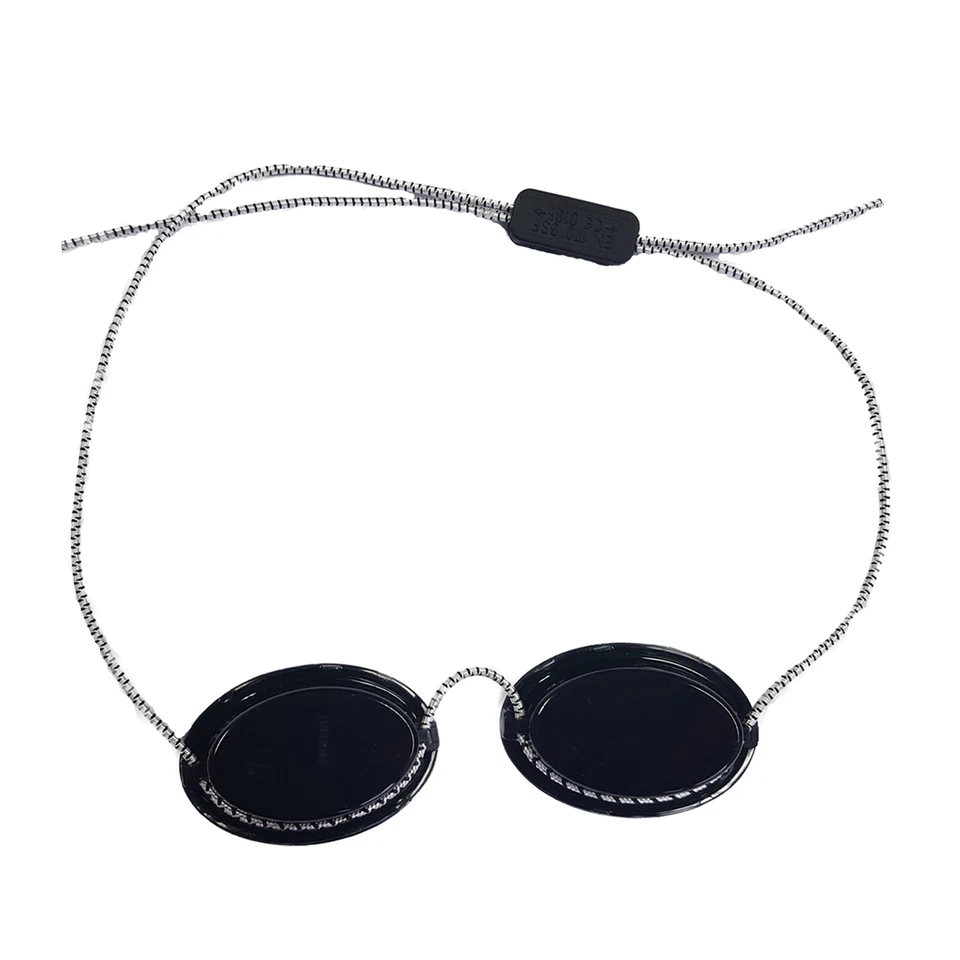 SCHMERLER UV-Patienten Schutzbrille mit Gummizug "Grün" Solariumbrille UV-Brille