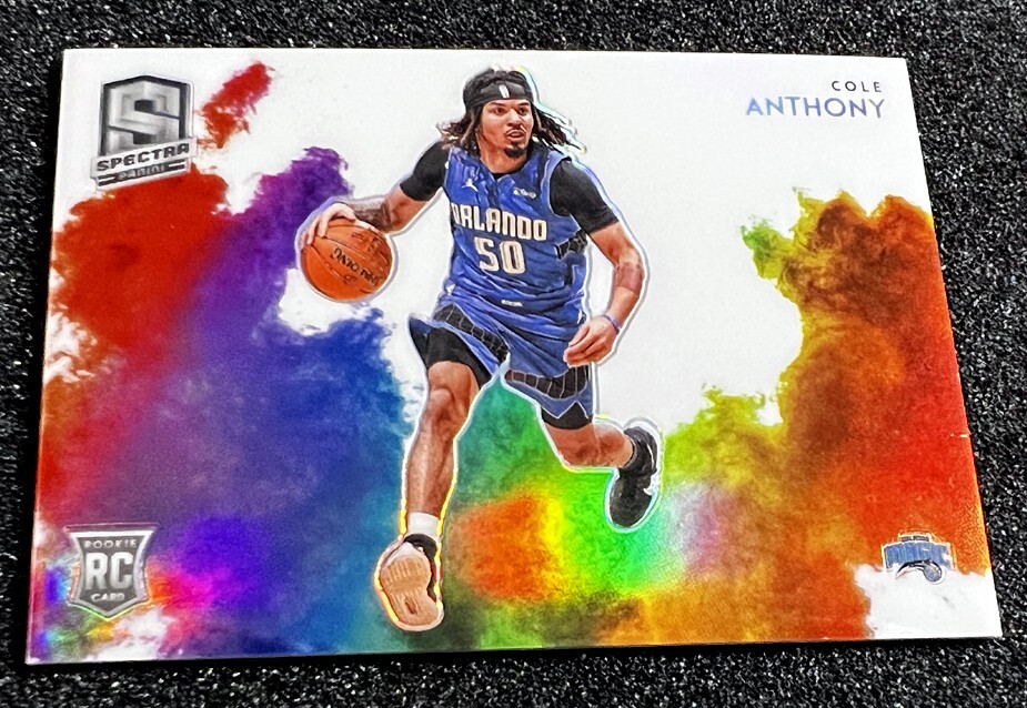 2020-21 Panini Spectra Cole Anthony Spectra Color Blast Prizm SSP Rookie Magic