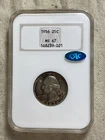 1956 P Washington Quarter NGC MS67 CAC Approved Vintage Fatty Holder Full Holo
