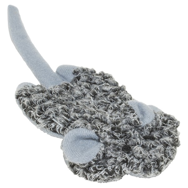 Katzenspielzeug Duvo+ Cushy Maus Grau 18X8 Cm KnistergeräUsch Mit Katzenminze-image
