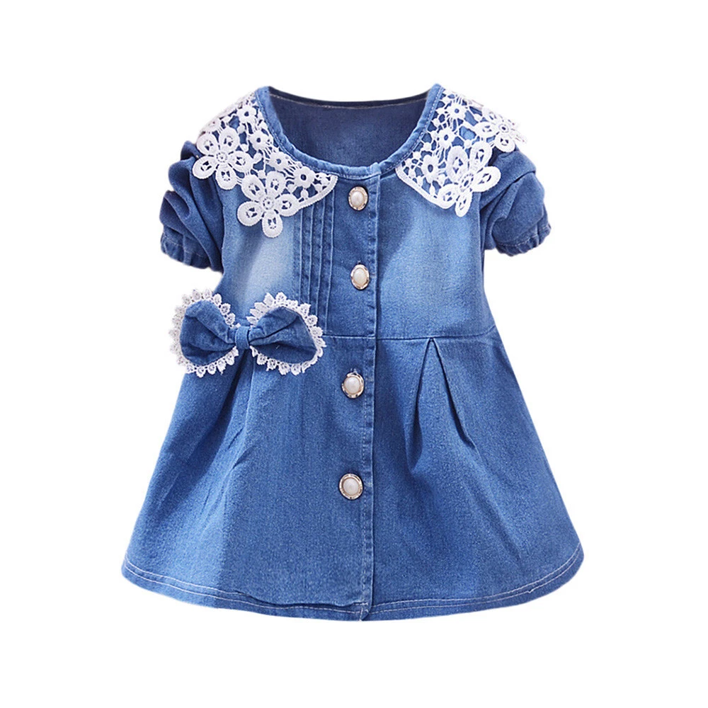 Details 156+ baby girl denim dress outfit dedaotaonec