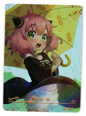 Anya Forger Spy X UR UR-001 Pink Beauties 2 Goddess Story Anime Card