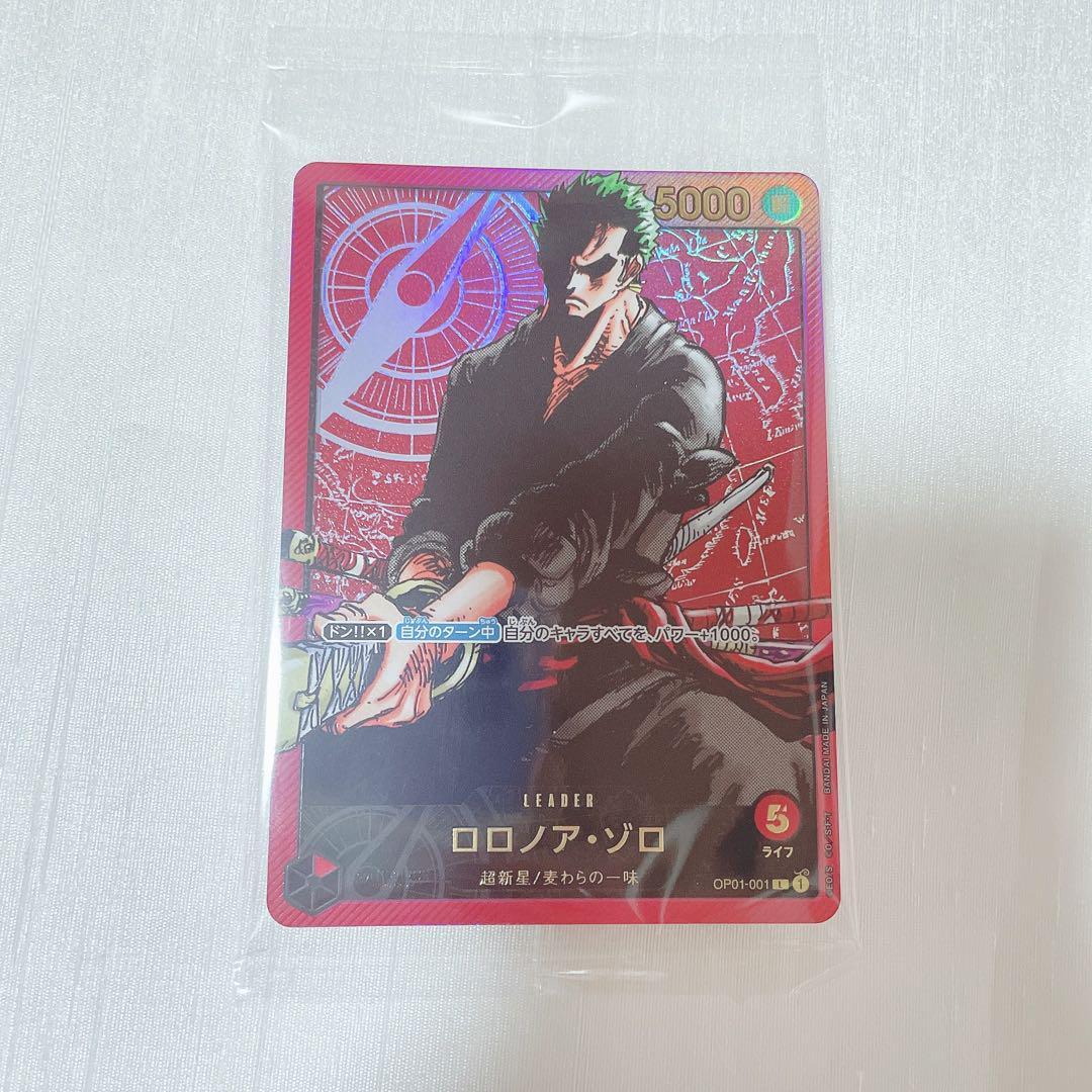 コミック・アニメ LECAFIG ONE PIECE RORONOA ZORO Roronoa Zoro L OP01-001 [Gold Text LECAFIG PAR] ONE PIECE