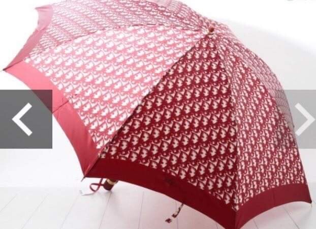 Authentic Christian Dior Vintage Trotter Folding Umbrella
