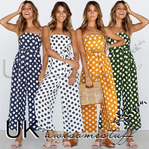 ladies polka dot jumpsuit