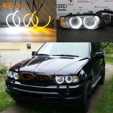 For BMW X5 E53 2000 - 2004 2005 2006 Ultra Bright LED Angel Eyes Halo Rings Kit
