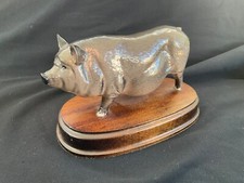 Royal Doulton Vietnamese Pot Bellied Pig Figurine on base. Excellent 7 inch wide