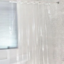 Clear Shower Curtain Liner, Mildew Resistant,Shower Curtain Anti 72x72 Inch