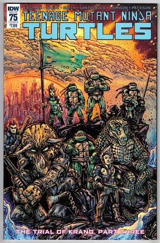 TEENAGE MUTANT NINJA TURTLES #75 (2017)-COVER B EASTMAN VARIANT- IDW- VF+/NM