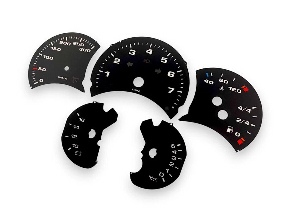 Velocímetro manual para Porsche 911 996 Mph a Kmh Foto 3 de 3